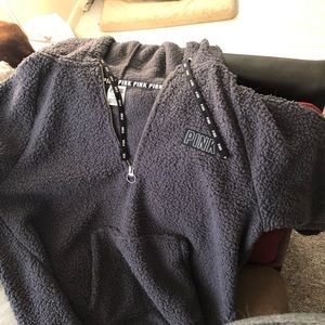 Brand new Pink Sherpa sweater never worn